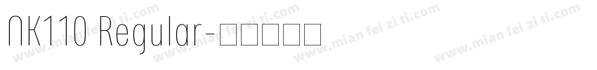 NK110 Regular字体转换
